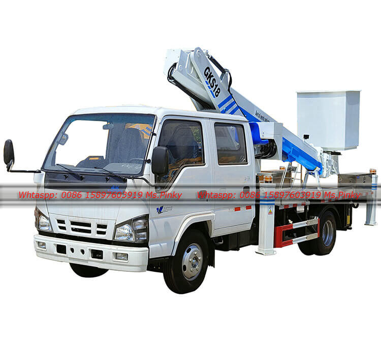 18m Isuzu Aerial platform vehicle overhead working truck
