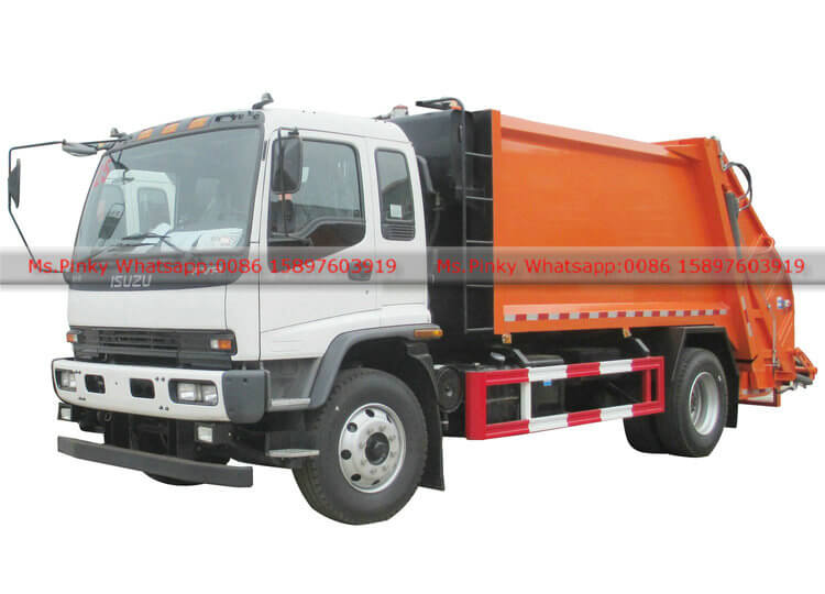 Principe de fonctionnement du camion à ordures compressé