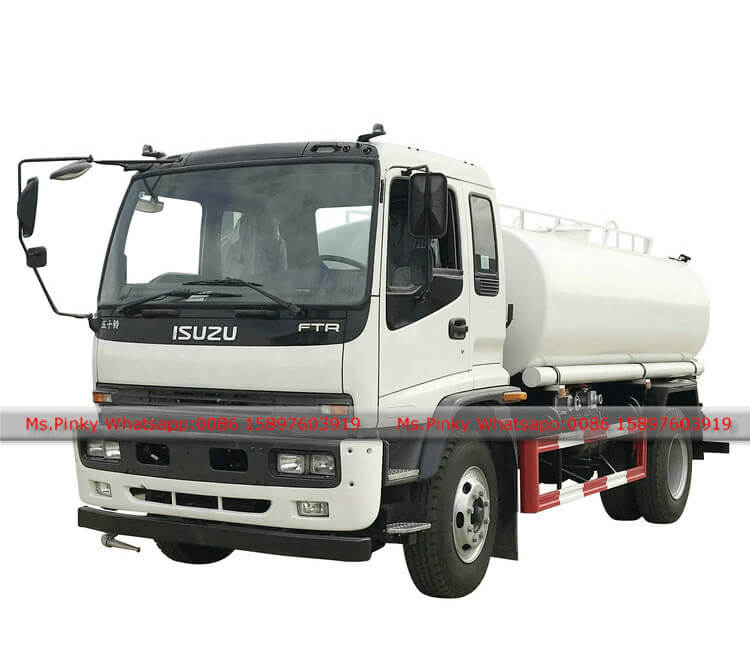 Camion d'eau de pulvérisation ISUZU FTR de 10 tonnes exporté au Cambodge