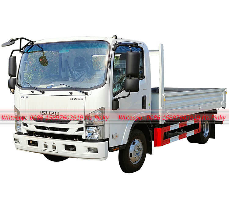 Camion-benne ISUZU KV100 120HP, camion cargo ISUZU KV100, camion-citerne à eau ISUZU KV100 meilleur prix pour la promotion